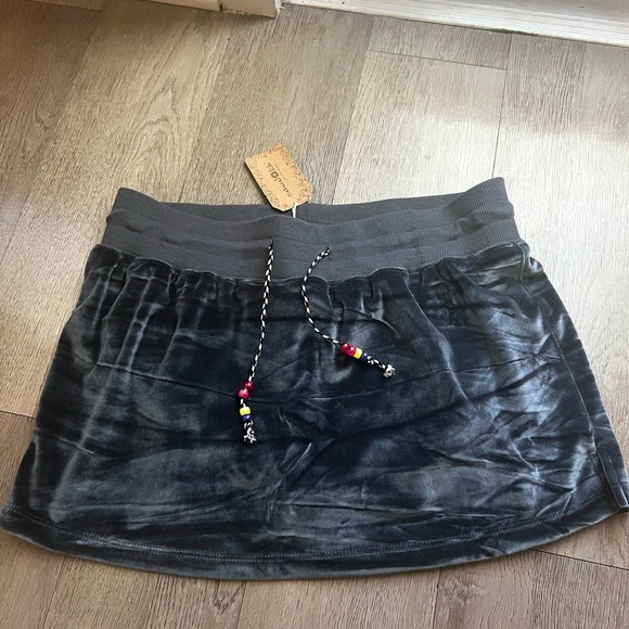 NATURAL LIFE Pants - NATURAL LIFE Dark Gray Velvet skort